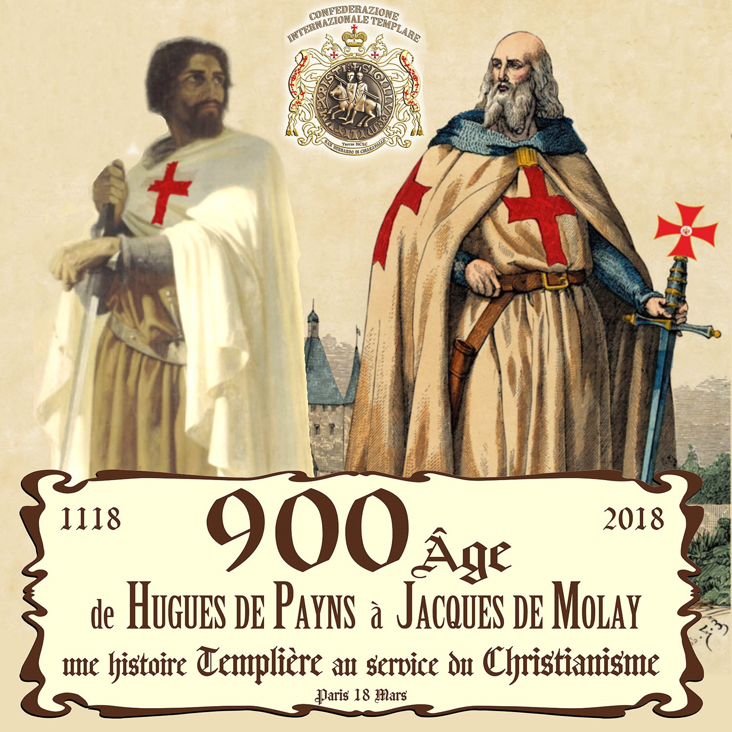 Chevaliers Templiers 900ans d`Histoire